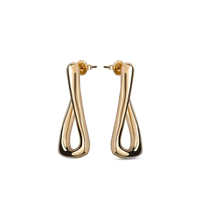 UNOde50 Link Shaped Metal Alloy Earrings