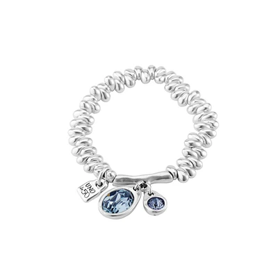 UNOde50 Sterling Silver Plated Metal Waterdrop Bracelet