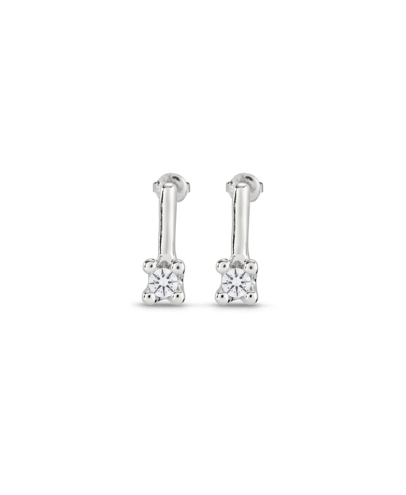 UNOde50 Sterling Silver Plated Metal Alloy Medium Earrings