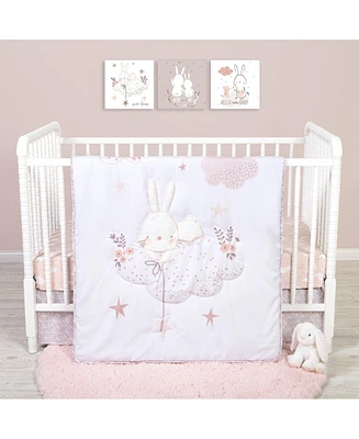 Sammy & Lou Cottontail Cloud 4 Piece Crib Bedding Set by