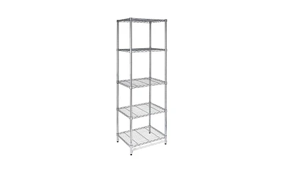 Slickblue 5-Tier Chrome Shelving Unit