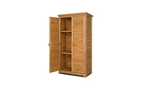 Slickblue Single Slope Top Fir Garden Storage Box – Weather-Resistant Storage Solution