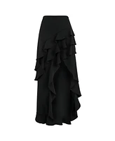 Nocturne Women's Long Skirt with Flounced