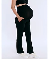 Women's Mia Secret Fit Over the Belly Slim Straight Leg Pant - Motherhood Maternity