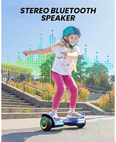 Gyroor Hoverboard G13 All Terrain Hoverboard with Led Lights & 500W Motor, Self Balancing Off Road Hoverboards with Bluetooth for Kids ages 6