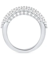 Forever Grown Diamonds Lab-Grown Diamond Pave Band (2 ct. t.w.) Sterling Silver