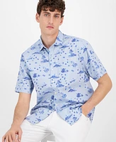 Tommy Bahama Men's Island Bound Chambray Short-Sleeve Shirt