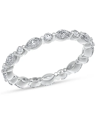 Diamond Eternity Ring (1 ct. t.w.) Platinum, 14k White Gold, or Rose Gold