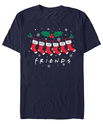 Fifth Sun Men's Holiday Friends Short Sleeve T-Shirt