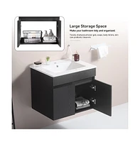 Streamdale Furniture Elegant Bathroom Vanity Modern Charm with Ample Storage