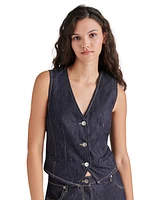 Steve Madden Women's Selene Cotton Denim Vest