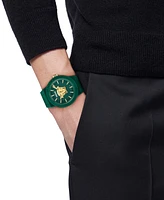 Versace Men's Swiss V-Pop Green Silicone Strap Watch 43mm