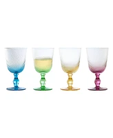 Anton Studio Designs Swirl Wine Glasses, Set of 4