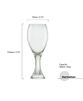 Anton Studio Designs Manhattan White Wine Glasses, Set of 2