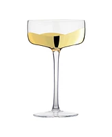 Anton Studio Designs Wave Champagne Coupes, Set of 2