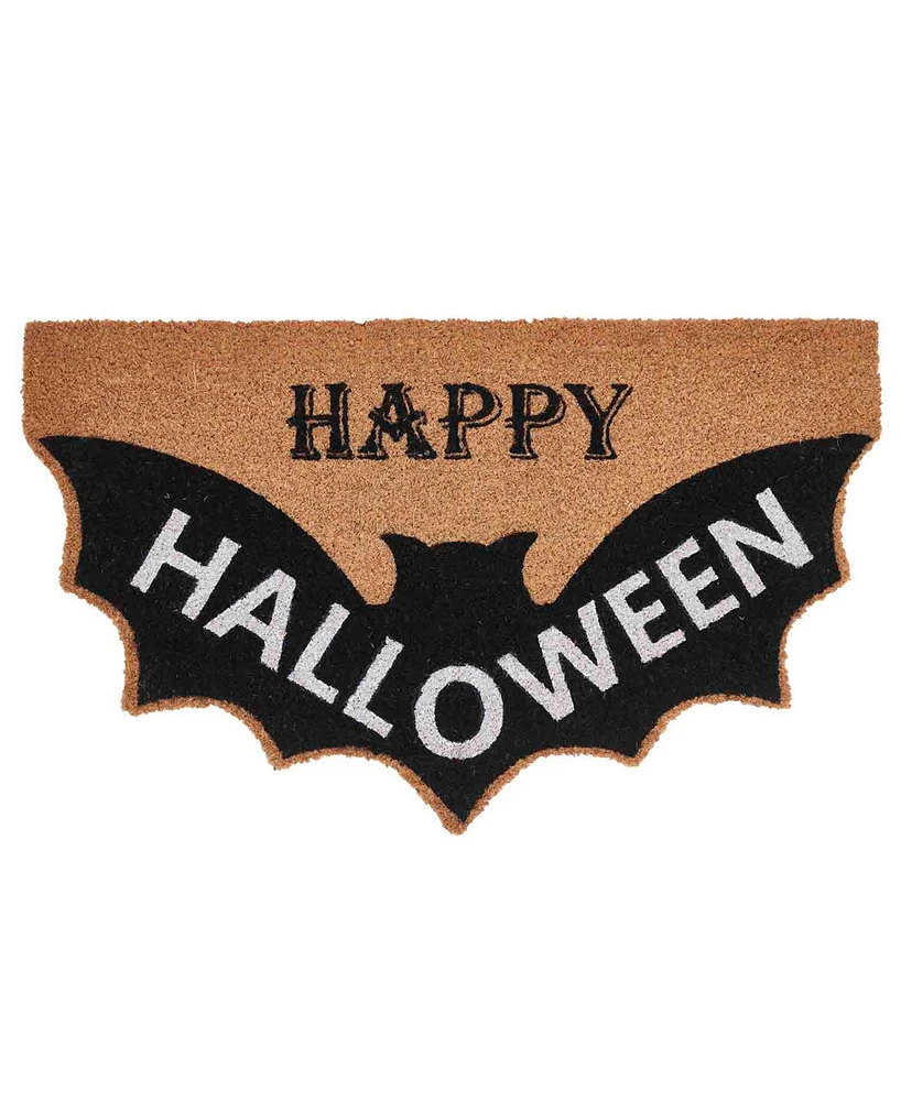 Vcny Home Bat Halloween Outdoor Doormat, 18" x 30"