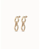 UNOde50 Two Round Links Metal Alloy Earrings