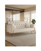 Streamdale Furniture 71" Convertible Double Folding Living Room Sofa Bed