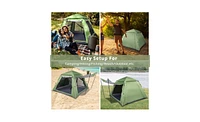 Slickblue Spring Quick Open Four-Person Family Tent