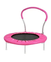 Slickblue 36" Mini Trampoline with Handle – Sturdy Design, Easy Assembly, Indoor/Outdoor Use