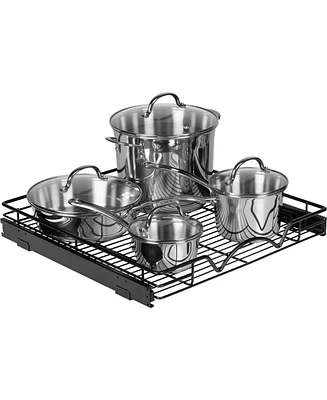 Florida Brands Black Pull Out Cabinet Organizer 20 x 21 In