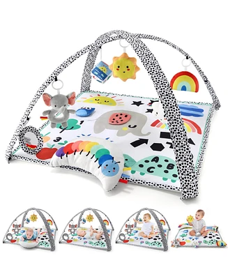 The Peanutshell Montessori Elephant 7-in-1 Activity Play Gym & Play Mat for Baby