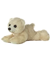 Aurora Small Artic Mini Flopsie Adorable Plush Toy White 8"