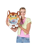 Snackles Large Wolf and Sonic Burger Soft Plush Toy