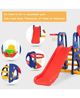 Gouun 3-in-1 Junior Children Climber Slide Playset