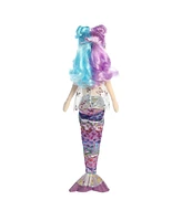 Aurora Large Flutter Fashion Sparkles Ophelia Sea Sparkles Enchanting Plush Toy Purple 17.5"