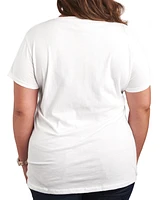 Hybrid Apparel Plus Size Wicked Elphaba Glinda Graphic Tee