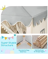 Hongge Kids Large Play Castle Fairy Tent with Mat