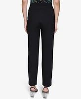 Halston Women's Mid-Rise Slim-Leg Pants