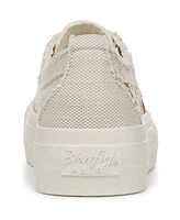 Blowfish Malibu Women's Sadie-Sun Embroidered Lace Up Platform Sneakers