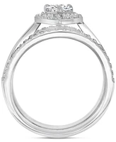 Cubic Zirconia Sterling Silver Heart Ring, Exclusively at Macy's