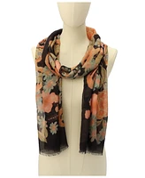 Coach Women's Bad Taste Floral Printed Oblong Scarf