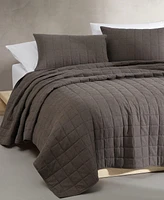 Calvin Klein Melange Flannel Quilt