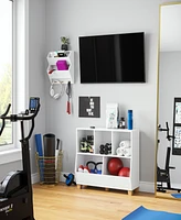 Kids Catch-All Multi-Cubby 35" Toy Organizer