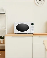 Nostalgia 0.7 Cubic Feet Retro Microwave Oven