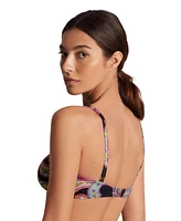 Lauren Ralph Women's Paisley-Print U-Wire Bikini Top