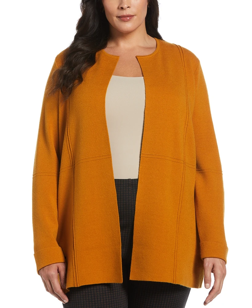 Rafaella Plus Milano Flyaway Cardigan Sweater