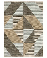 Oriental Weavers Echo ECH04 2'3"x7'6" Runner Area Rug