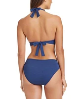 Bleu Rod Beattie Womens Ring Me Up Halter Bikini Top Hipster Bottoms