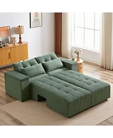 Simplie Fun Modular Corduroy Sofa with Ample Storage and Customizable Design