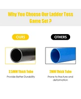 Gouun Ladder Ball Toss Game Bolas Score Tracker Carrying Bag