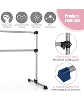 Hongge 4 Feet Double Ballet Barre Bar with Adjustable Height