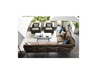 Streamdale Furniture Wicker Patio Set with Classy, Water-Resistant Cushions