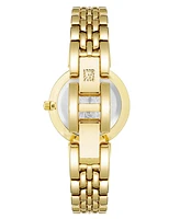 Anne Klein Women's Quartz Roman Numeral Dial Gold-Tone Alloy Watch, 30mm