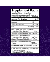 Host Defense MycoBotanicals Brain & Body Powder - Digestive & Immune Support Supplement with Lion's Mane & Reishi Mushroom