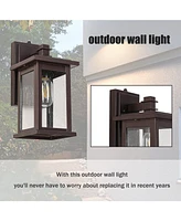 Flynama Wall Sconces 1-Light 12.25-in H Oil-Rubbed Bronze Dark Sky Outdoor Wall Light